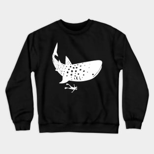 Diving With Whale Sharks Whale Shark Crewneck Sweatshirt